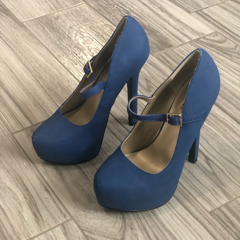 Blue Charlotte Russe Heels